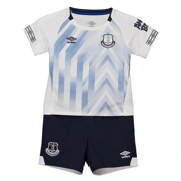 Camiseta Everton Tercera equipo Niños 2018-19 Blanco